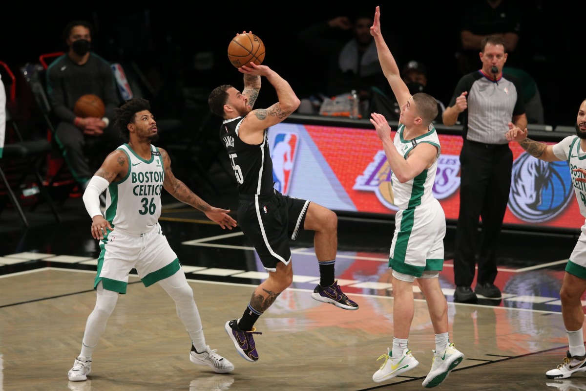 Brooklyn Nets forward Mike James